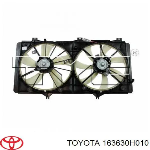 Купити 163630H010 Toyota Двигун вентилятора системи охолодження, лівий
