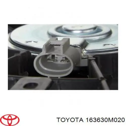 163630M020 Toyota Мотор вентилятора системи охолодження, лівий