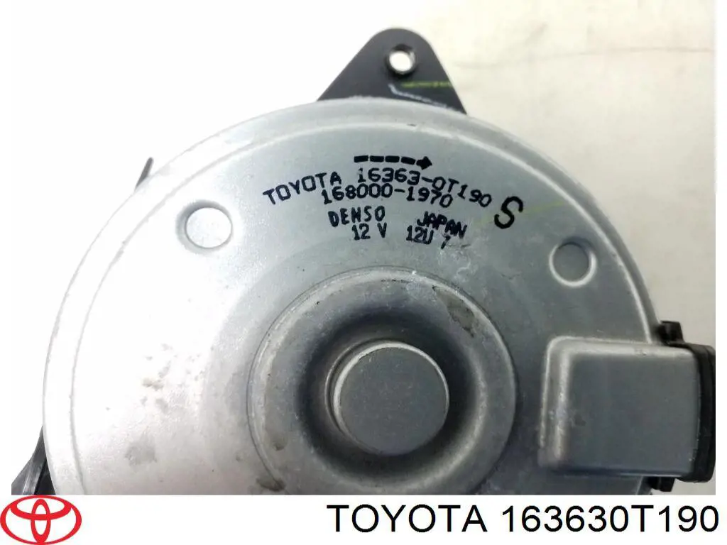 Купити 163630T190 Toyota Двигун вентилятора системи охолодження, лівий