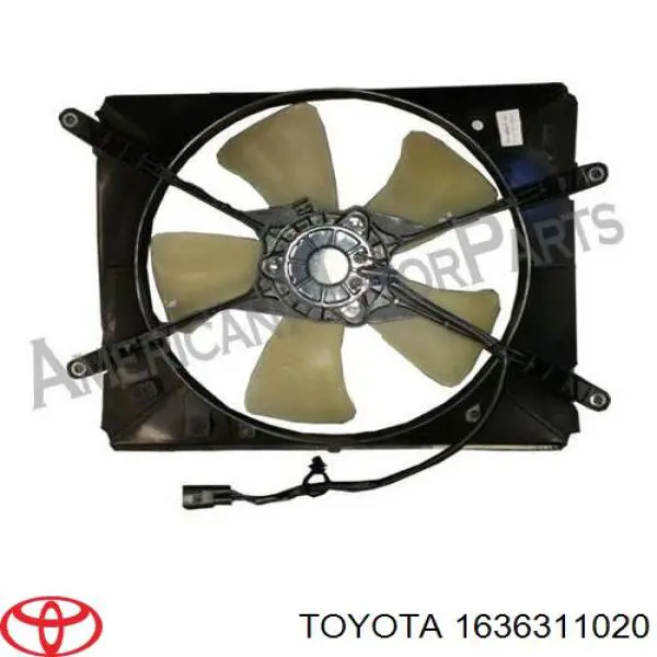 Купити 1636311020 Toyota Лопаті крильтаткі