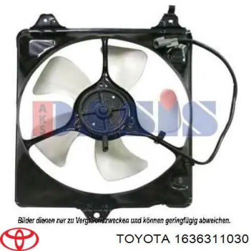 1636311030 Toyota двигун вентилятора системи охолодження