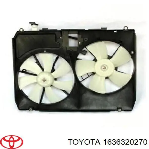 Двигун вентилятора системи охолодження, лівий Toyota 1636320270 ціна, від 42.18 USD