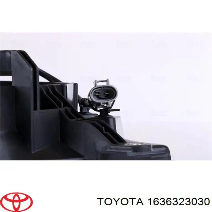 Купити 1636323030 Toyota Двигун вентилятора системи охолодження, лівий
