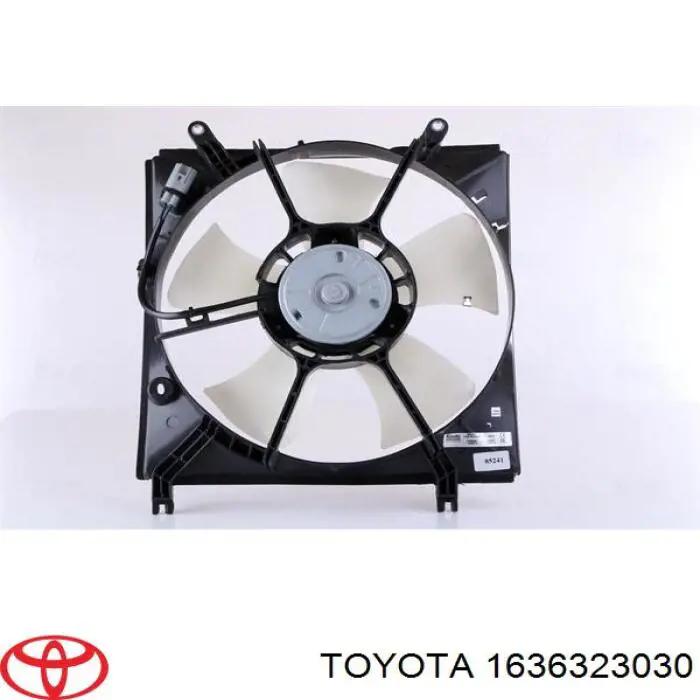 Двигун вентилятора системи охолодження, лівий 1636323030 Toyota