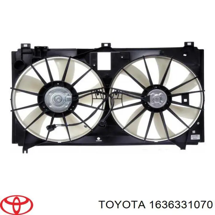 1636331070 Toyota Двигун вентилятора системи охолодження, правий