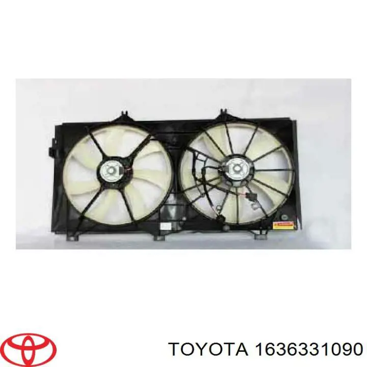 Купити 1636331090 Toyota Двигун вентилятора системи охолодження, правий