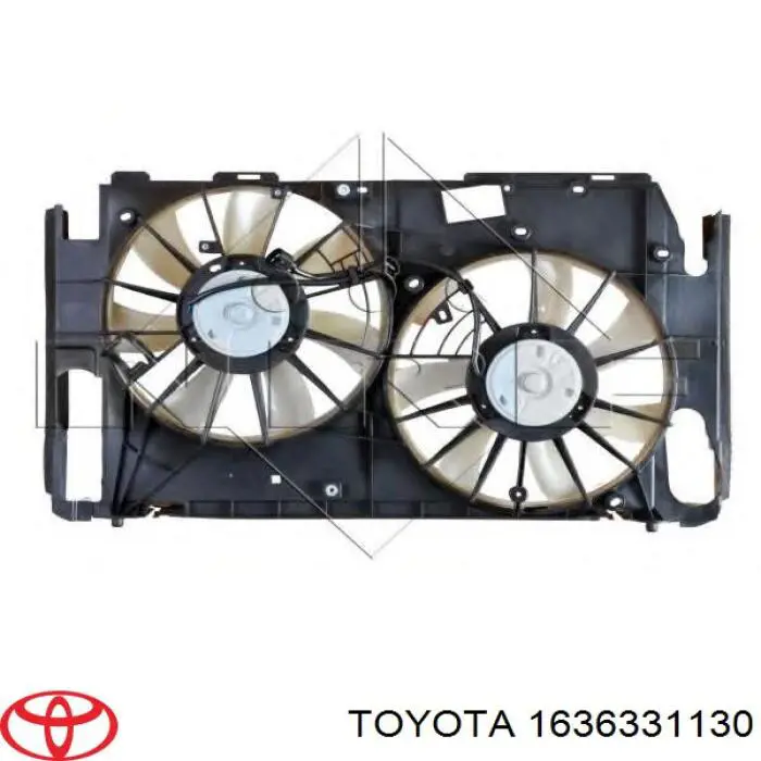 1636331130 Toyota двигун вентилятора кондиціонера