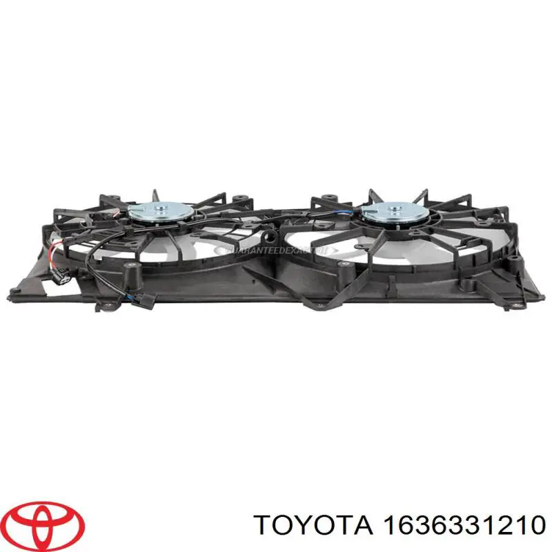 Двигун вентилятора системи охолодження, лівий 1636331210 Toyota