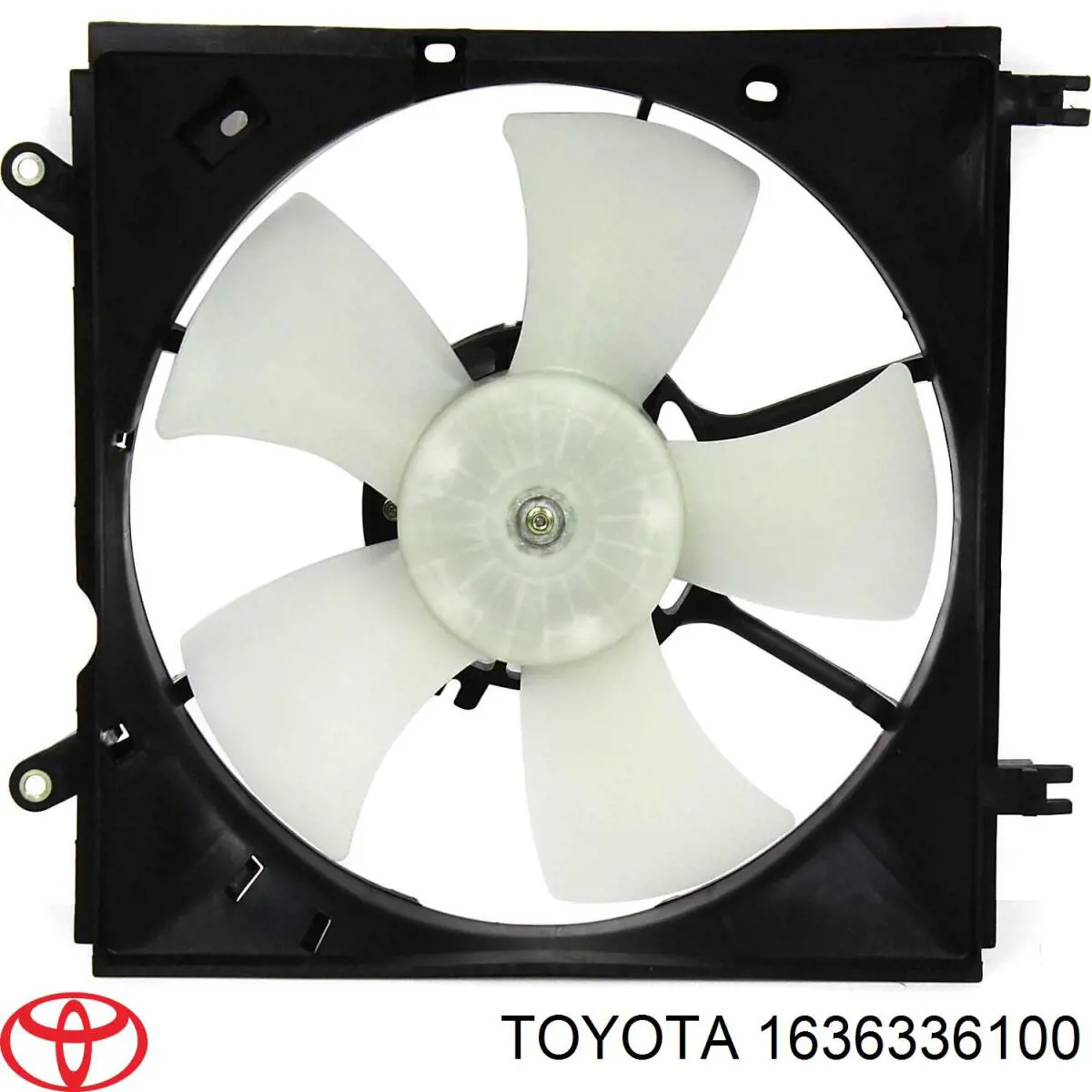 1636336100 Toyota двигун вентилятора системи охолодження, лівий