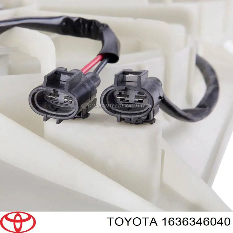 Дифузор радіатора кондиціонера, в зборі з крильчаткою і двигуном Toyota 1636346040 ціна, від 49.41 USD