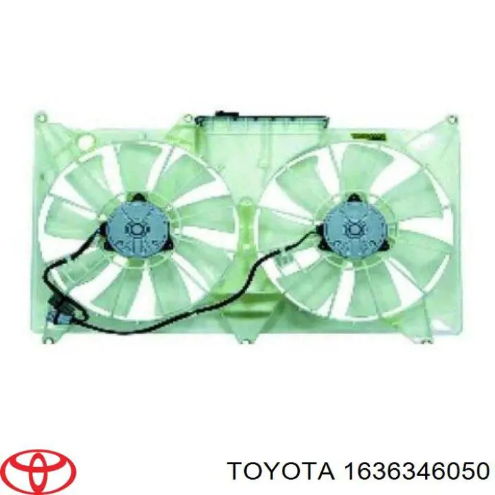 Купити 1636346050 Toyota Двигун вентилятора системи охолодження