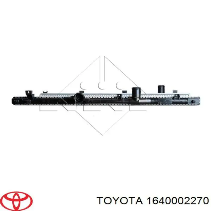 Купити 1640002270 Toyota Радіатор двигуна