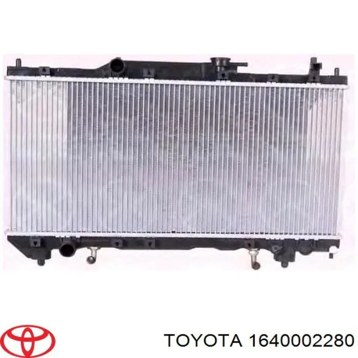 Купити 1640002280 Toyota Радіатор двигуна