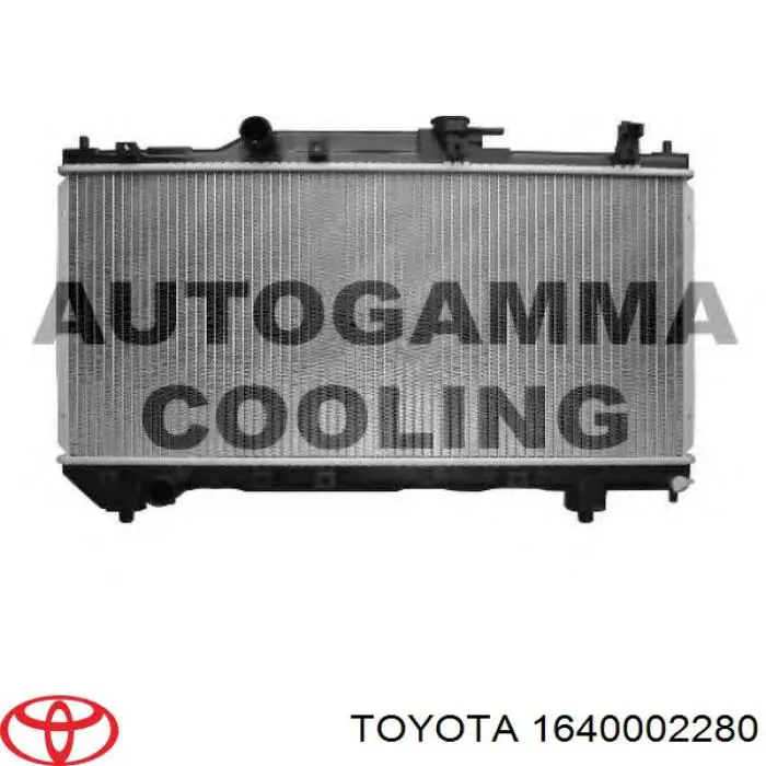 Радіатор 1640002280 Toyota