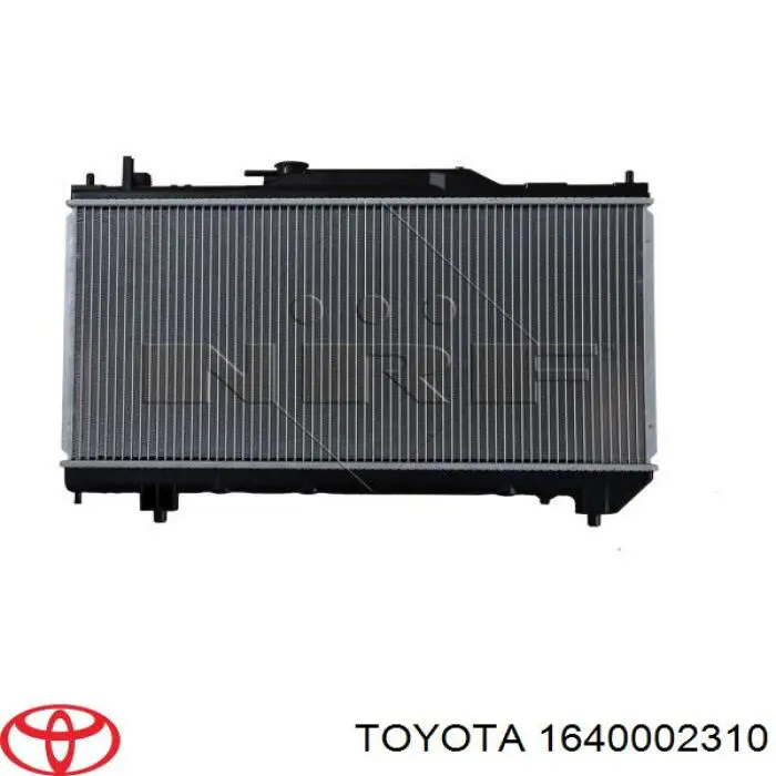 1640002310 Toyota Радіатор охолодження двигуна