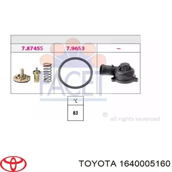 Радіатор 1640005160 Toyota