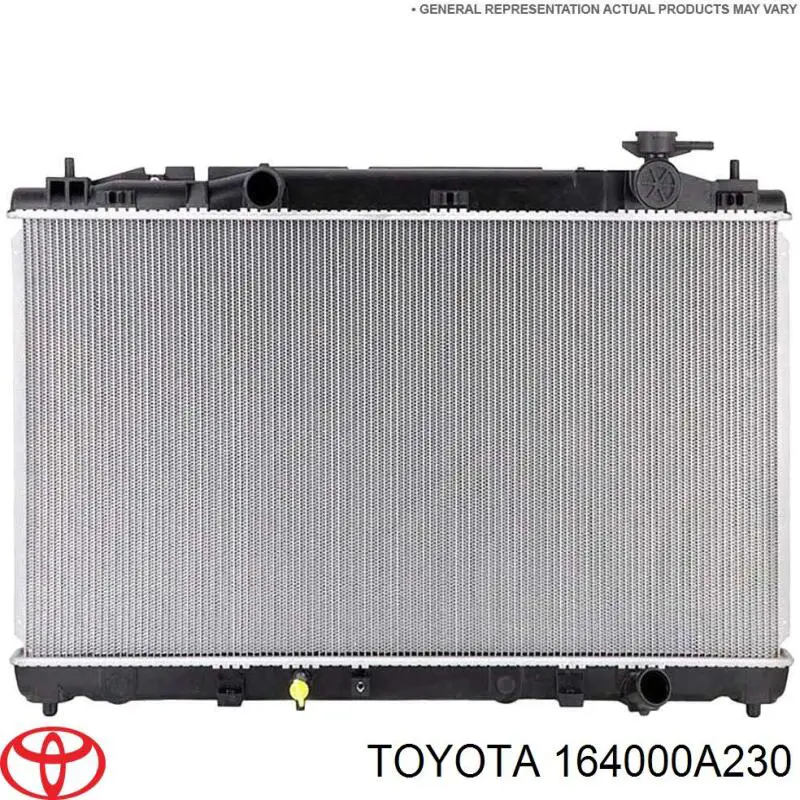 164000A230 Toyota радіатор охолодження двигуна