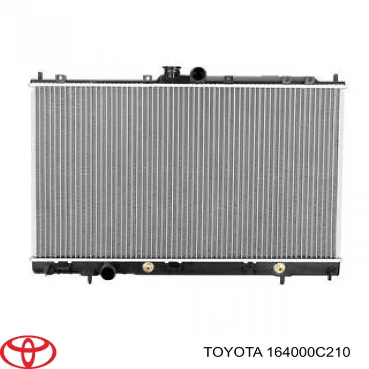 164000C210 Toyota радіатор охолодження двигуна