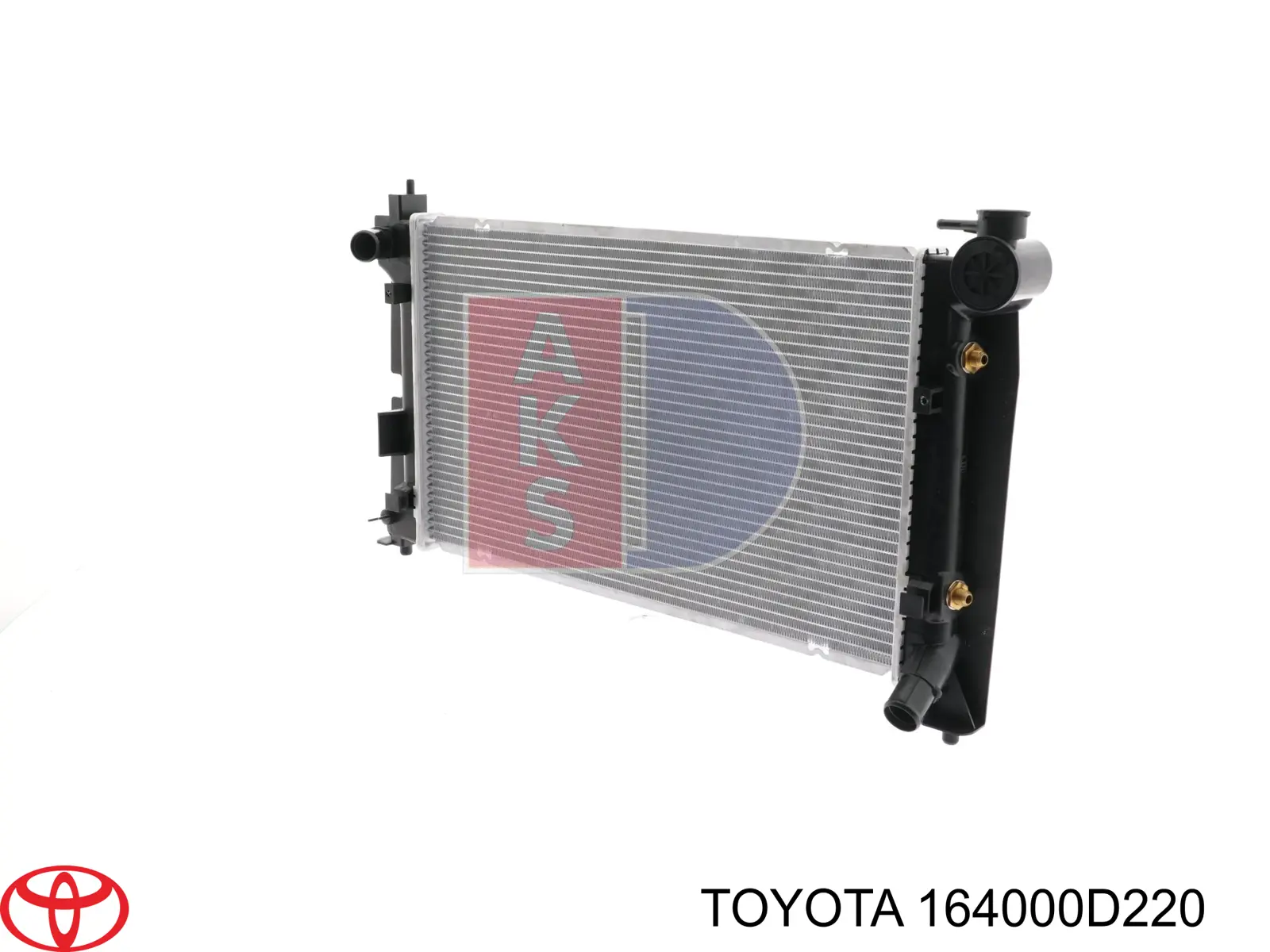 Купити 164000D220 Toyota Радіатор двигуна