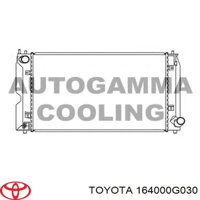 Купити 164000G030 Toyota Радіатор двигуна