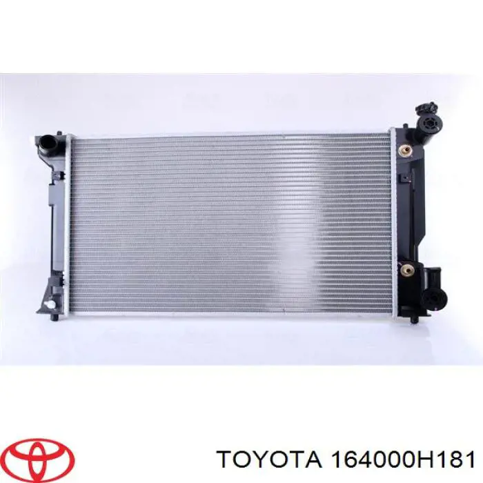 Радіатор 164000H181 Toyota