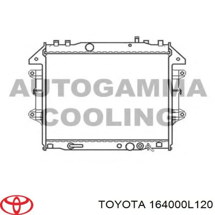 Радіатор основний Toyota 164000L120 ціна, від 126.69 USD