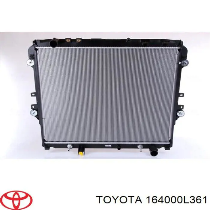 164000L361 Toyota радіатор охолодження двигуна