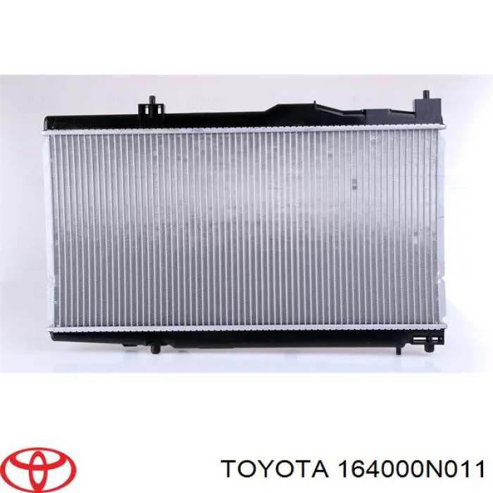 164000N011 Toyota дифузор (кожух радіатора кондиціонера)