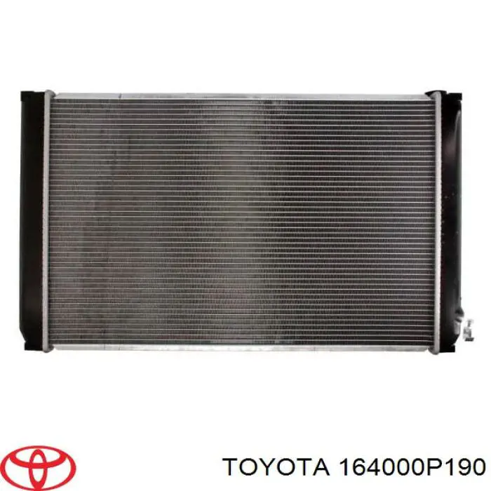 164000P190 Toyota радіатор охолодження двигуна