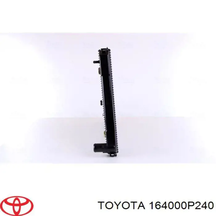 164000P240 Toyota Радіатор охолодження двигуна