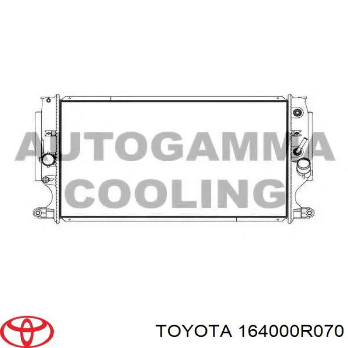 164000R070 Toyota радіатор кондиціонера