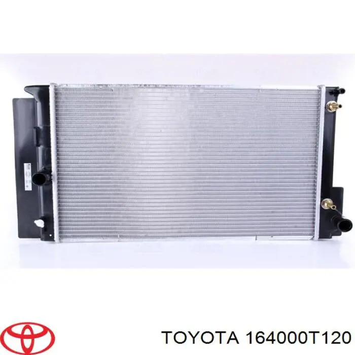 Купити 164000T120 Toyota Радіатор двигуна