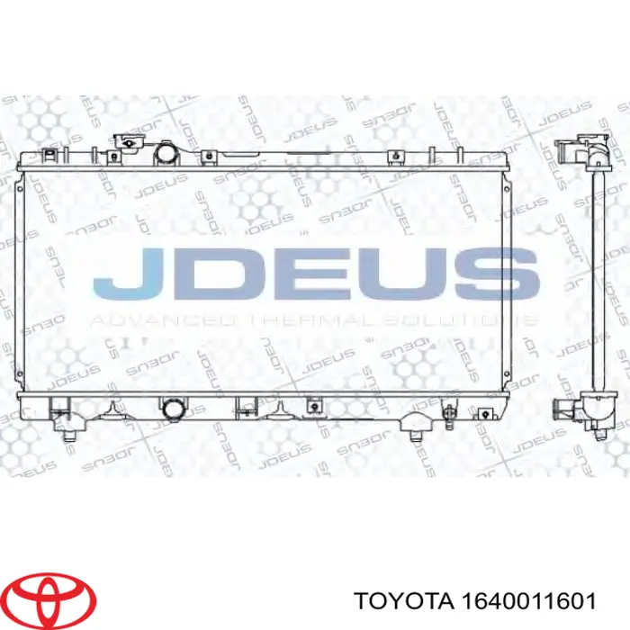 Радіатор 1640011820 Toyota