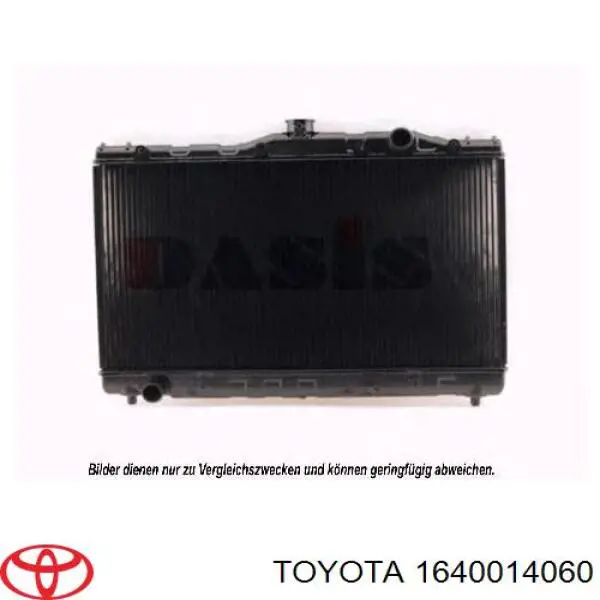 Купити 1640014040 Toyota Радіатор двигуна