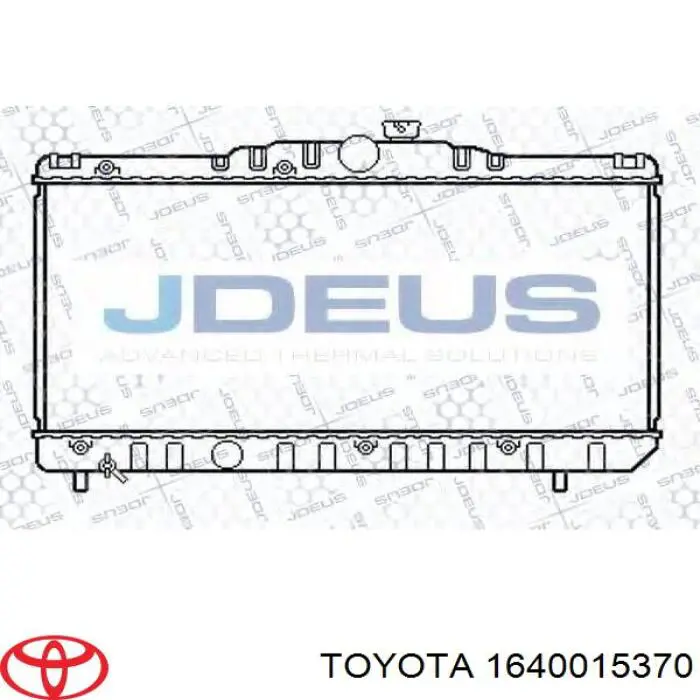 Радіатор 1640016290 Toyota