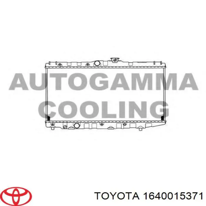 Радіатор охолодження Toyota 1640016290