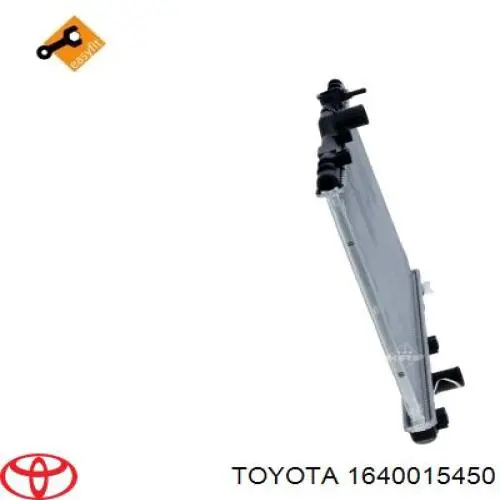 Купити 1640015450 Toyota Радіатор двигуна