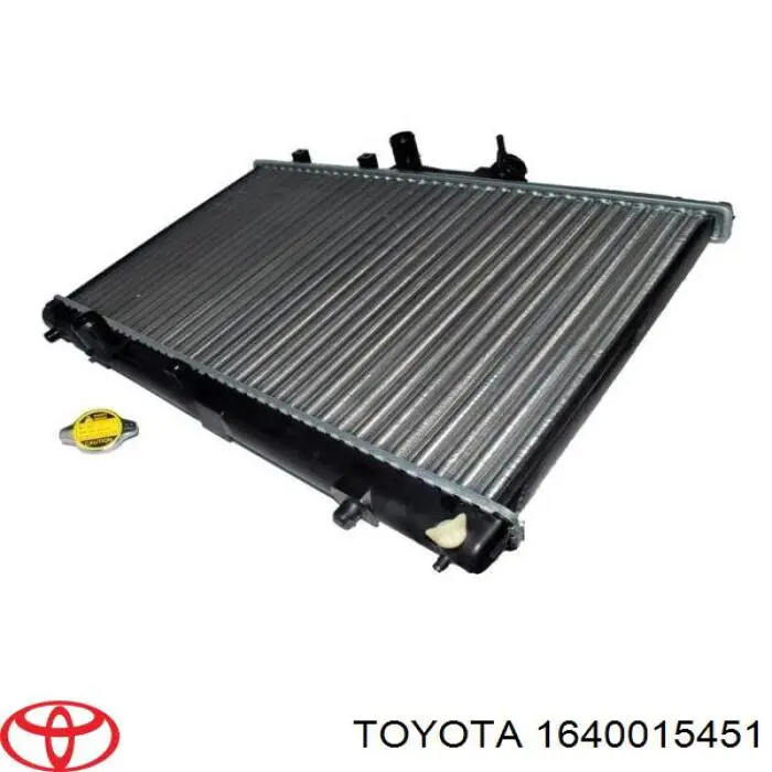 1640015451 Toyota радіатор охолодження двигуна