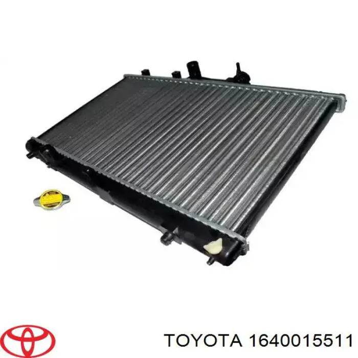 Радіатор 1640016710 Toyota
