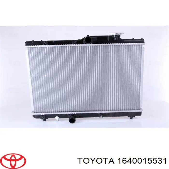 Купити 1653574010 Toyota Радіатор двигуна
