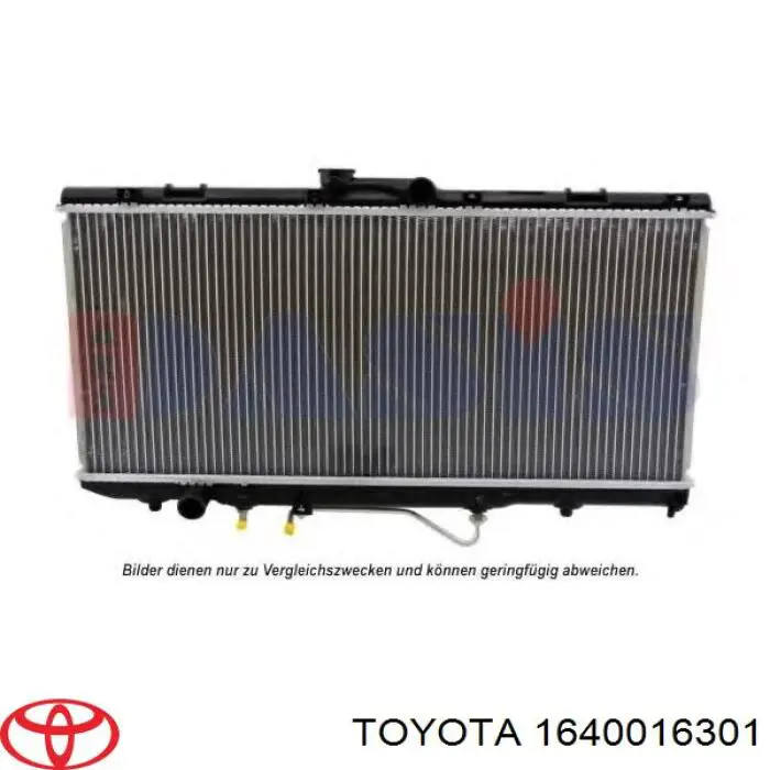 1640016301 Toyota Радіатор охолодження двигуна
