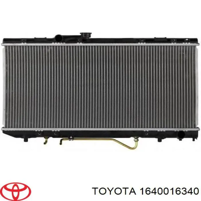 Радіатор охолодження двигуна 1640016340 Toyota