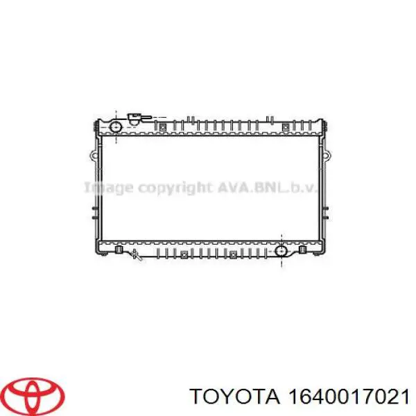 Радіатор основний Toyota 1640017021 ціна, від 638.50 USD