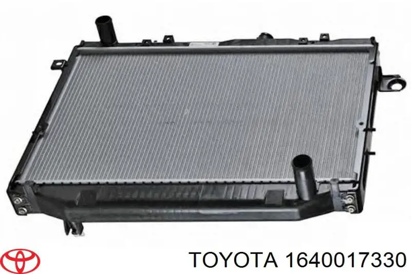 Радіатор охолодження двигуна 1640017330 Toyota