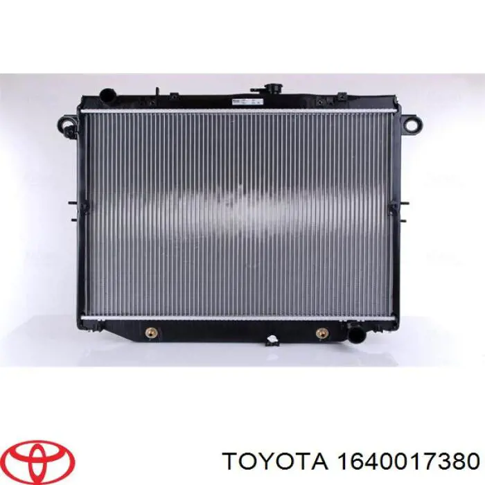1640017380 Toyota Радіатор охолодження двигуна