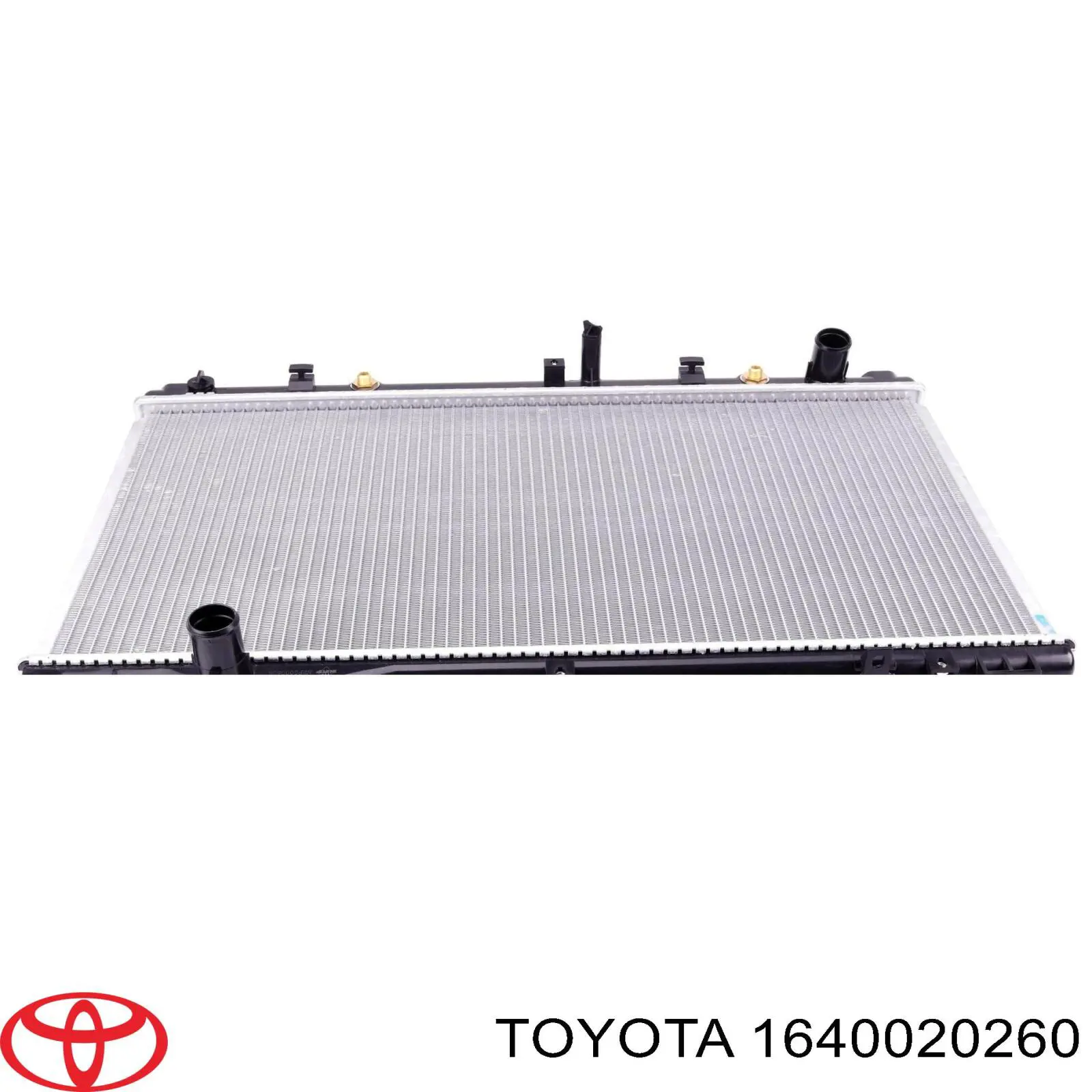 Радіатор 1640020260 Toyota