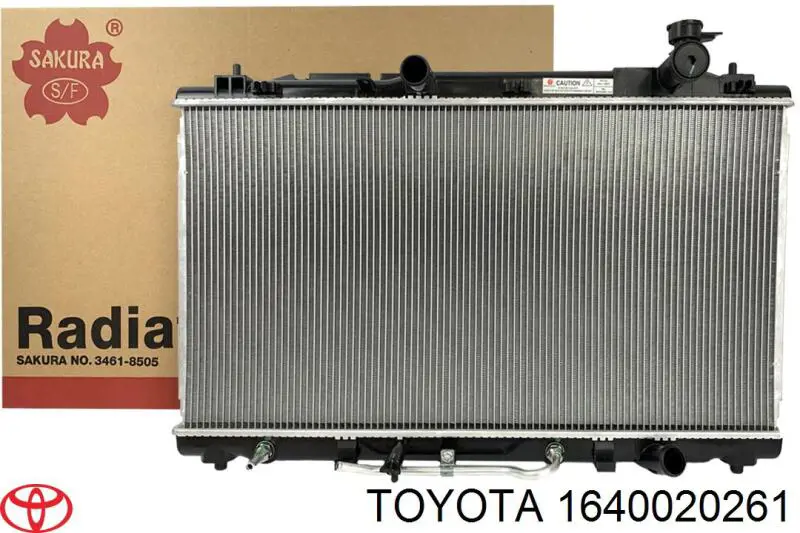 Купити 1640020261 Toyota Радіатор двигуна