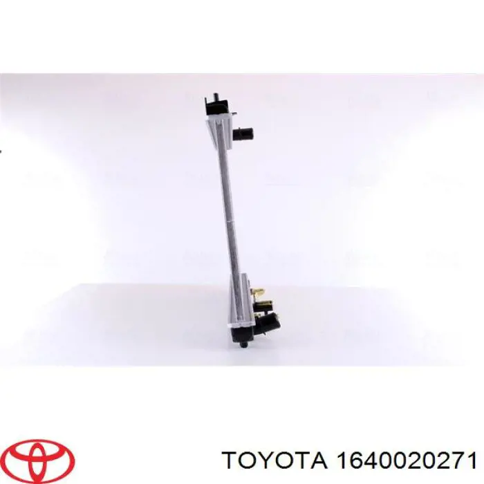 Радіатор 1640020271 Toyota