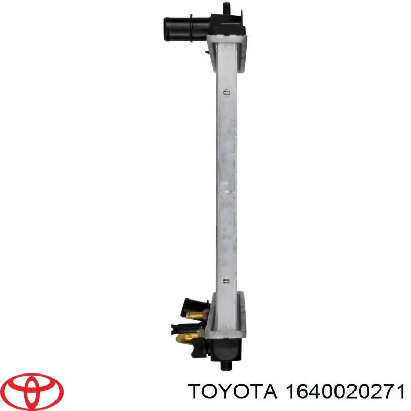 1640020271 Toyota радіатор охолодження двигуна