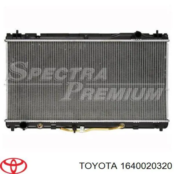 1640020320 Toyota радіатор охолодження двигуна